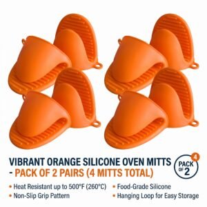Silicone Heat Resistant Pot Holder Set